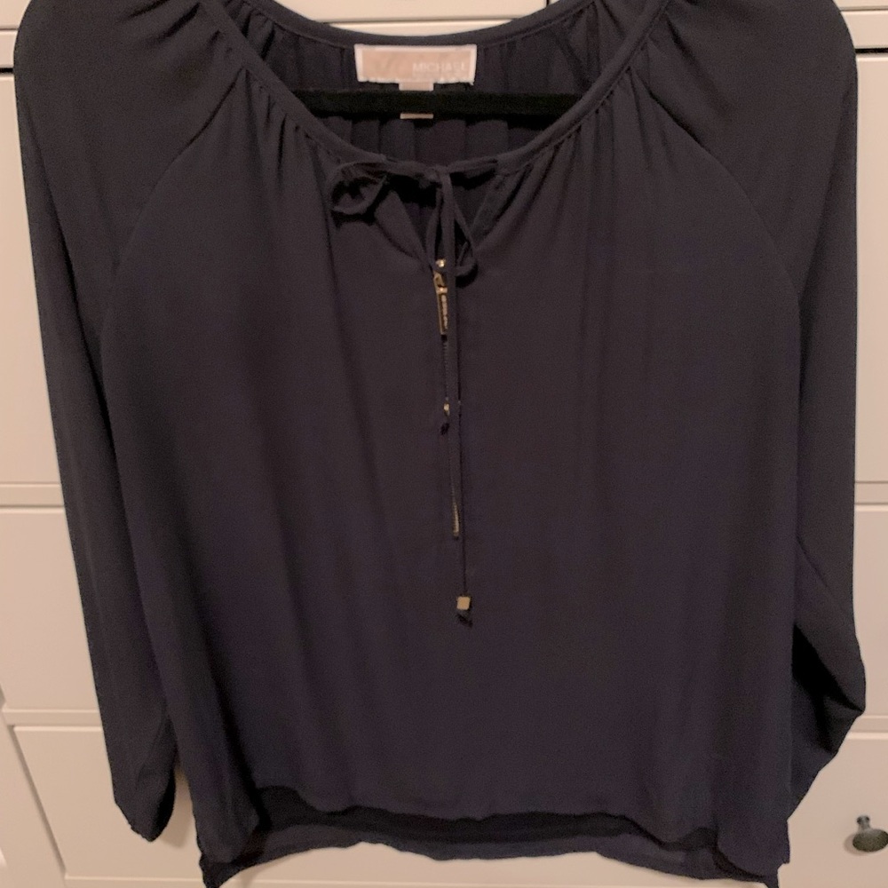 Michael Kors Navy Blue Women's Blouse